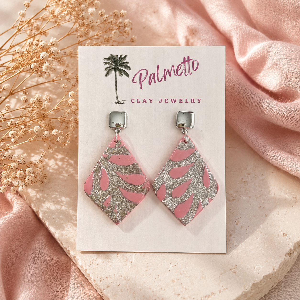 Diamond Pink with Silver Foil