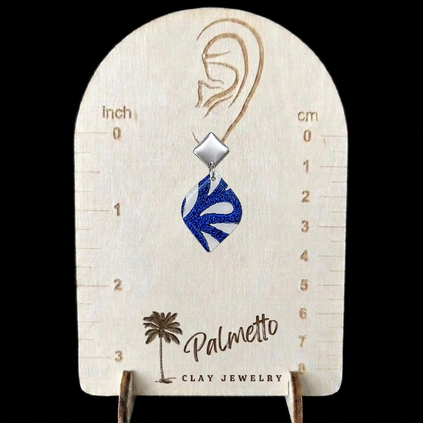 White with Blue Foil