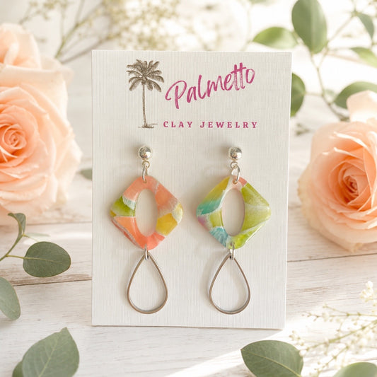 Open Diamond with Teardrop