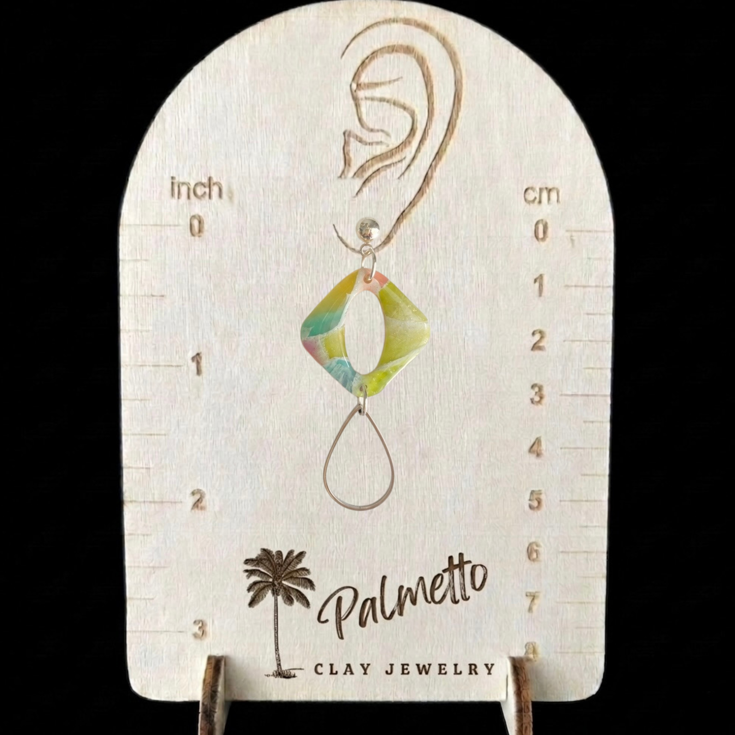 Open Diamond with Teardrop